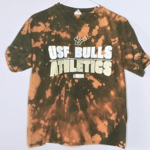 USF Bulls Bleached Tie Dye T-Shirt